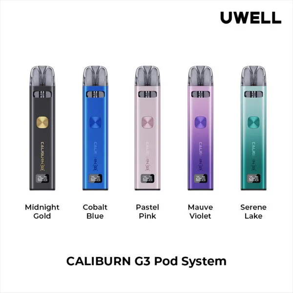 13.webp 正版Uwell Caliburn G3 Kit咖哩棒G3小煙主機套裝/G3空油倉:圖片 1