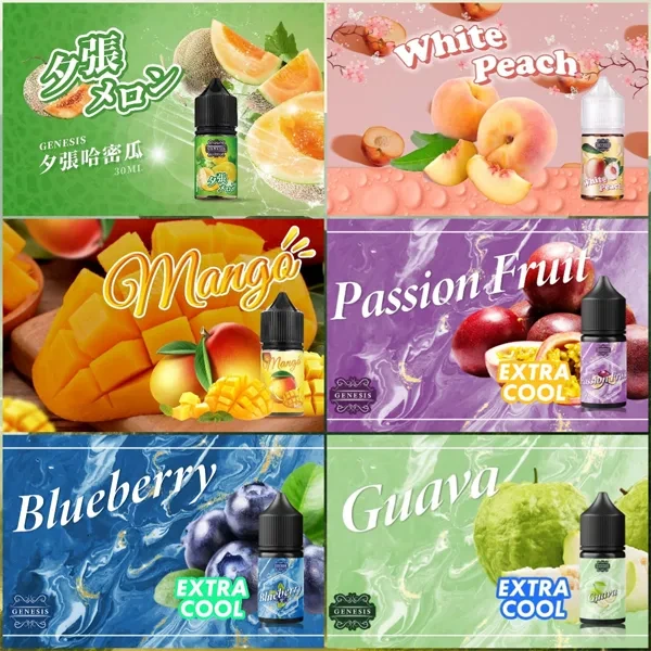 GENESIS系列菸油-1.webp GENESIS 創世紀 注油式小煙煙油 30ml 3%丁鹽 純天然多風味選 POD小煙通用:圖片 1