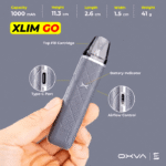 OXVA XLIM GO 小蠻牛輕盈型註油式小煙主機 | 1000mAh大電量 30W輸出 | 頂部注油防漏 仿皮革質感 (含3ml油艙)：圖片 3