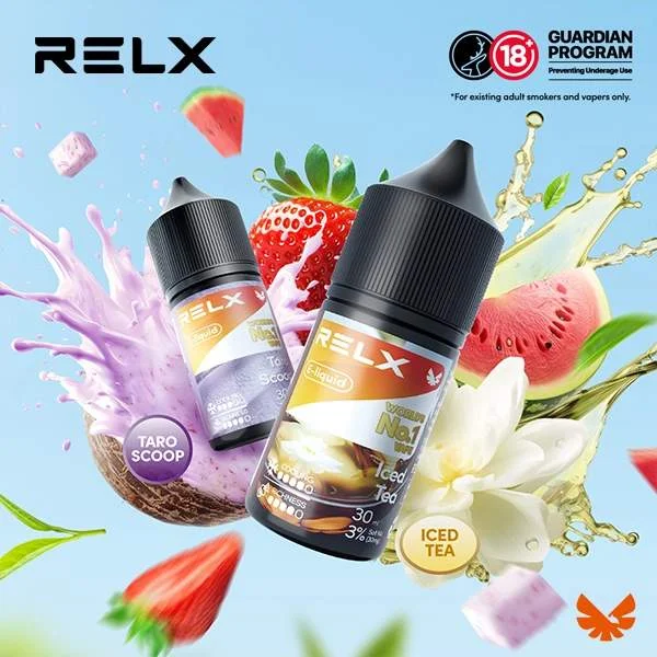 RELX悅刻煙油-1.webp RELX 煙油:30ML&30mg/瓶 · 10 款經典口味 · 悅刻原廠煙油-台灣現貨:圖片 1