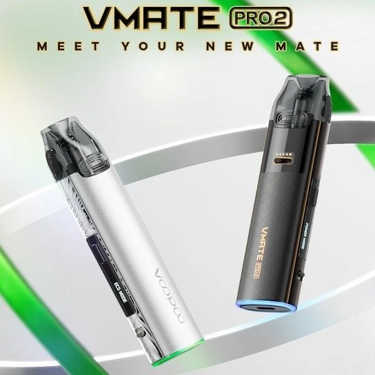 VOOPOO-VMATE-PRO2-30W-1.webp VOOPOO VMATE PRO2 30W 小煙主機套裝 | 1500mAh大電量 ECO/POWER雙模式 | 0.54吋OLED側顯 頂部注油防漏 (含3ml油艙):圖片 1