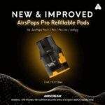 全新Airscream Airspops Pro II 氣泡2代可調瓦電子煙註油主機 | 空倉煙彈