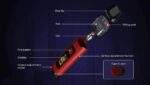 Uwell Crown D Pod Mod 35W 王冠聯名款電子煙主機套裝 | 1100mAh大電量 五模式TFT彩屏 | 側邊無段氣流 PA線圈相容 (附0.3Ω/0.8Ω線圈)：圖片 3