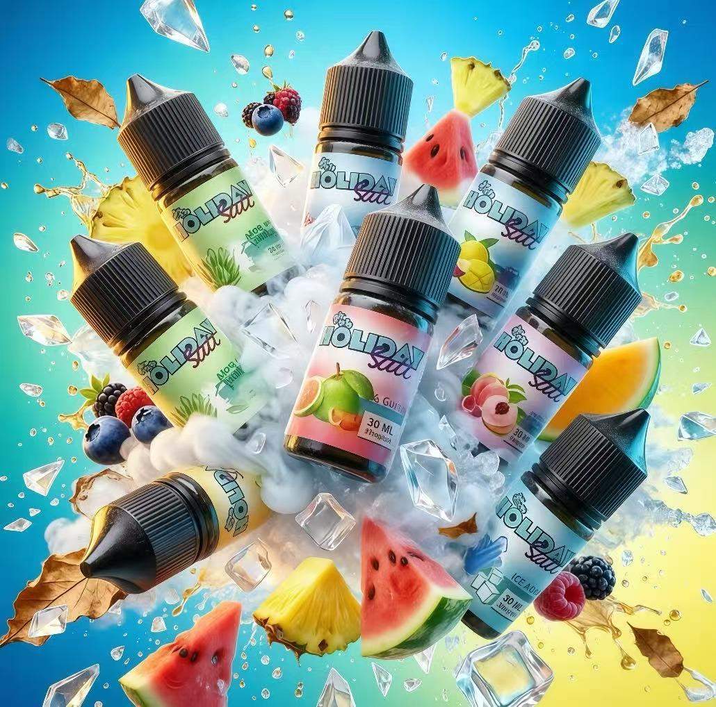 假日鹽烟油主图2-1.jpg HOLIDAY SALT 假日鹽 高品質尼古丁鹽小煙煙油 30ml 50VG/50PG黃金比例 多元果香冰感 POD小煙通用:圖片 1