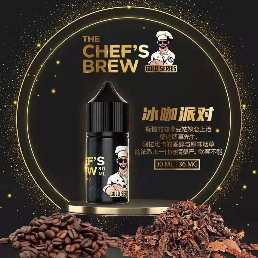 廚師佳釀煙油THE-CHEFS-BREW-1.jpg The Chef's Brew 廚師佳釀 GOLD SERIES 金牌系列 36mg 鹽尼古丁小煙油 30ml 莫吉托/三重芒果/紅心芭樂 POD小煙通用:圖片 1